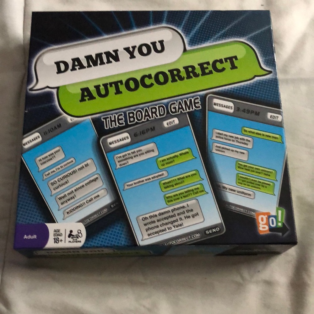 Damn You Autocorrect Board Game